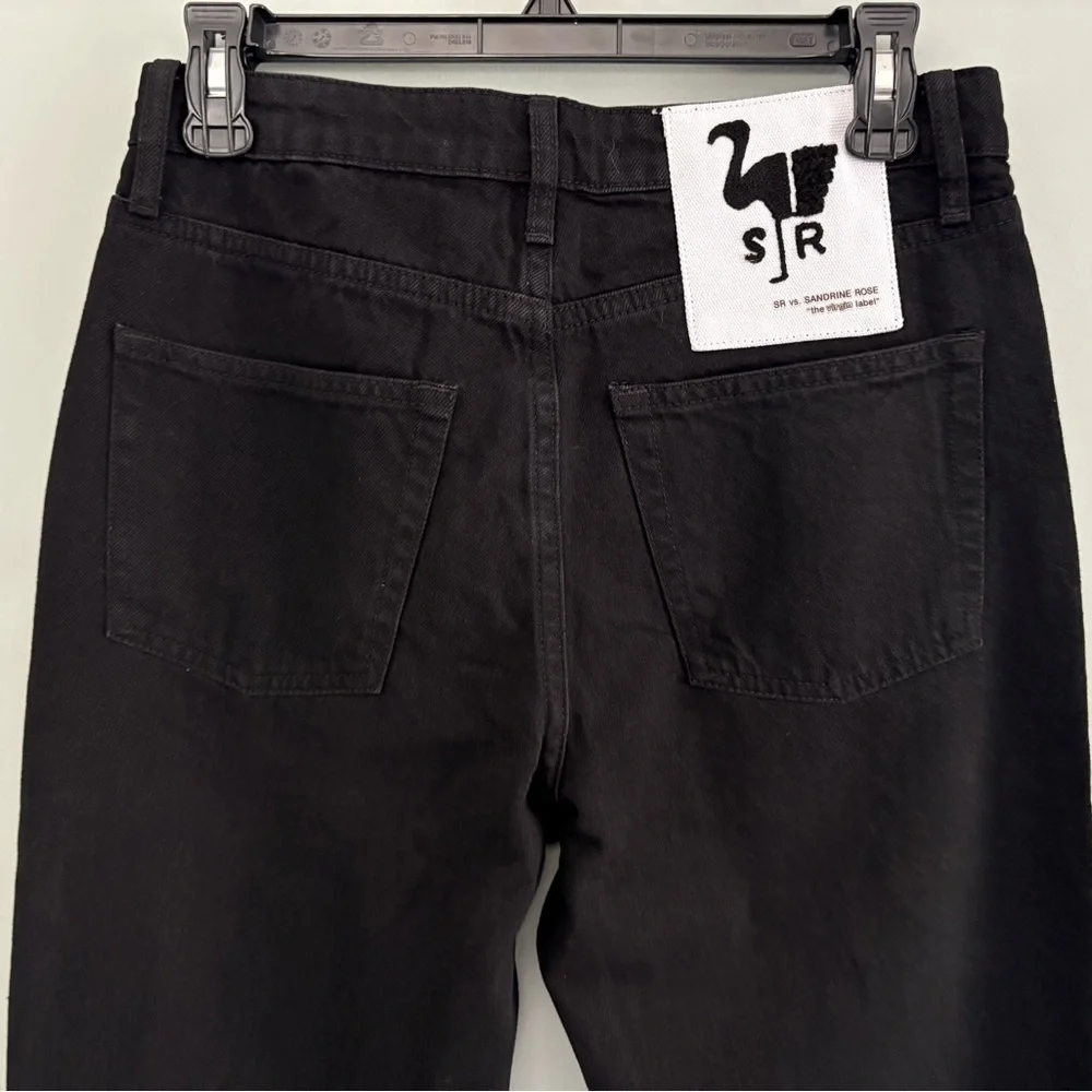 SR vs. Sandrine Rose The Virgin Label
High-Rise Straight Leg Black Jeans Size 27 - Picture 6 of 12